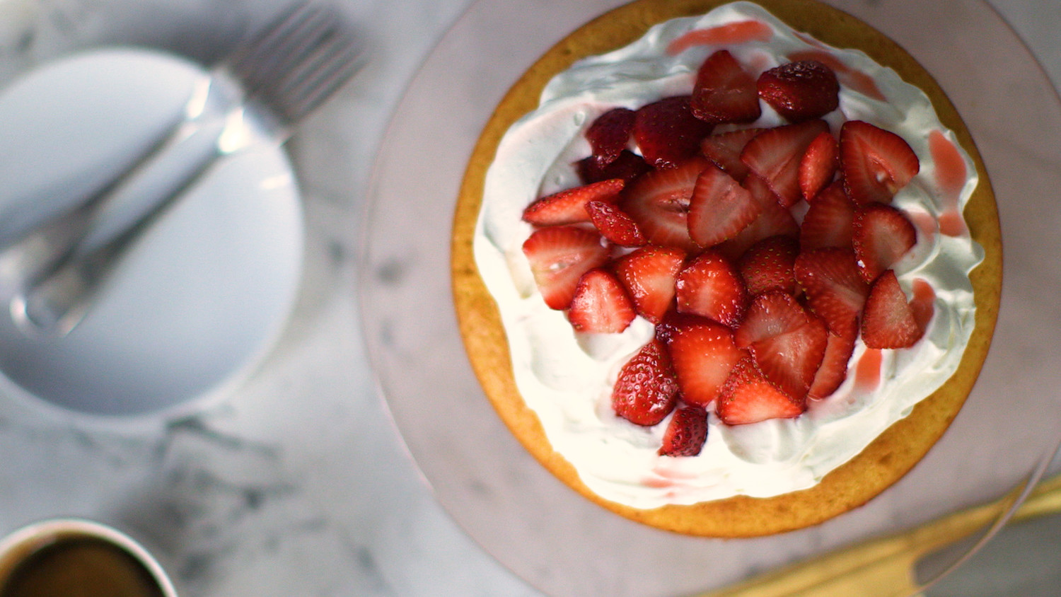Video Strawberry Cream Cake Video Martha Stewart
